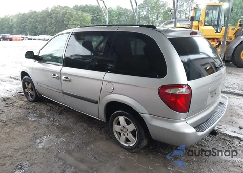 2005 Dodge Caravan Sxt из США, поврежденный, VIN 1D4GP45RX5B289704